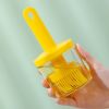 Portable Silicone BBQ Oil Brush Bottle; High Temperature Resistant For Outdoor Camping Cooking