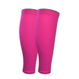 Sports Protective Gear Outdoor Basketball Football Running Leg Warmers (Option: Rose Red-L)