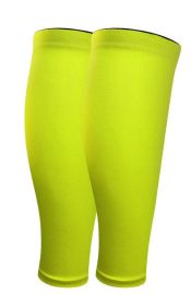 Sports Protective Gear Outdoor Basketball Football Running Leg Warmers (Option: Green-XL)