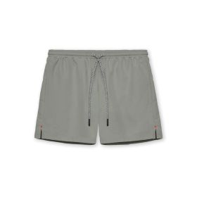 Muscle Workout Summer Sports Casual Basketball Men's Running Training Wear Shorts (Option: Light Plate Light Carbon Gray-M)