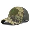 1pc Breathable Tactical Baseball Cap; Multi-color Mesh Sun Hat With Skull Pattern; For Outdoor Hunting And Hiking