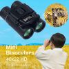 40x22 HD Powerful Binoculars 2000M Long Range Folding Mini Telescope BAK4 FMC Optics For Hunting Sports Outdoor Camping Travel