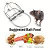 1pc High Sensitivity Outdoor Iron Rat Trap - Reusable Mouse Trap for Pest Control