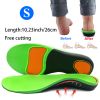 EVA Orthopedic Shoe Insole; X/O Leg Correction; Flat Arch Support Sports Insole